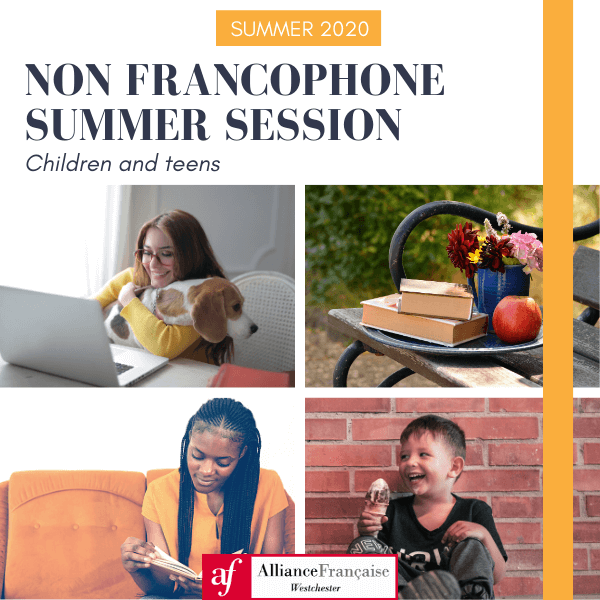 Summer 2020 - Children &amp; Teens - Summer session non-Francophones - Click to enlarge picture.