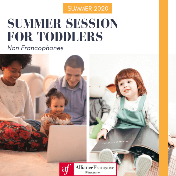 Summer 2020 - Toddlers - Summer session non-Francophones - Click to enlarge picture.
