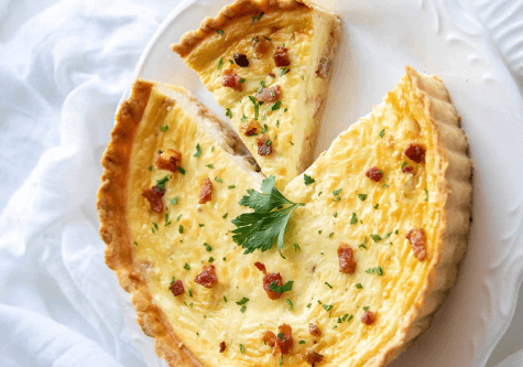 French cook at home - Quiche lorraine