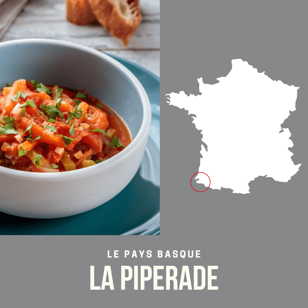 The piperade of the Basque Country